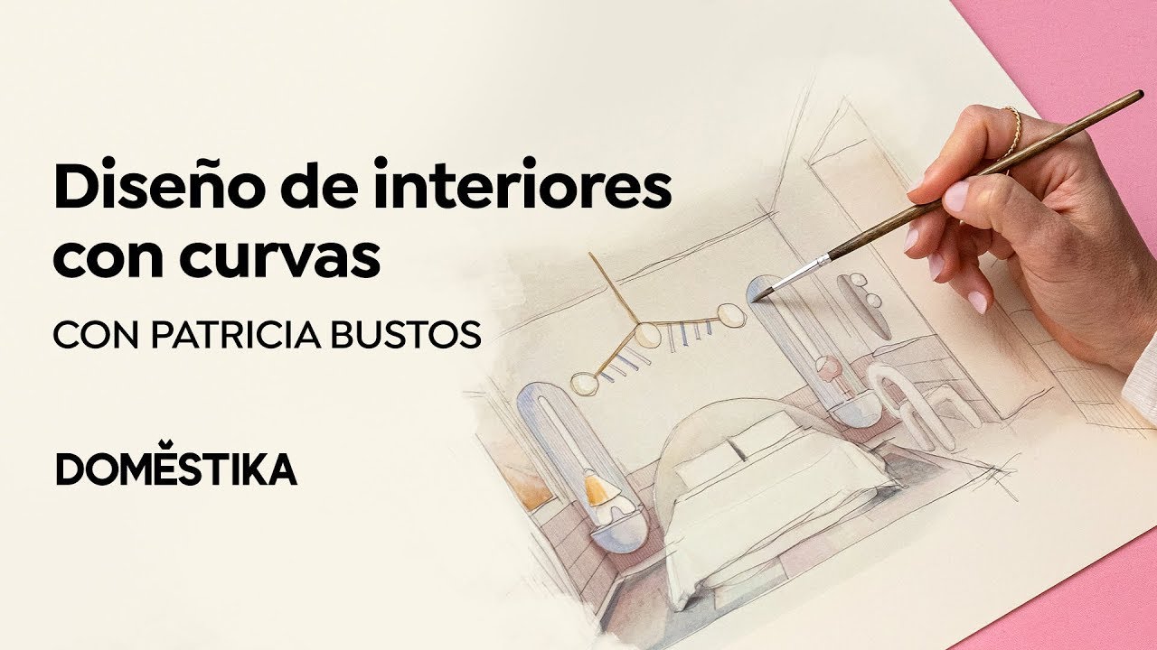 CURSO ONLINE Diseño de interiores con líneas curvas de Patricia Bustos