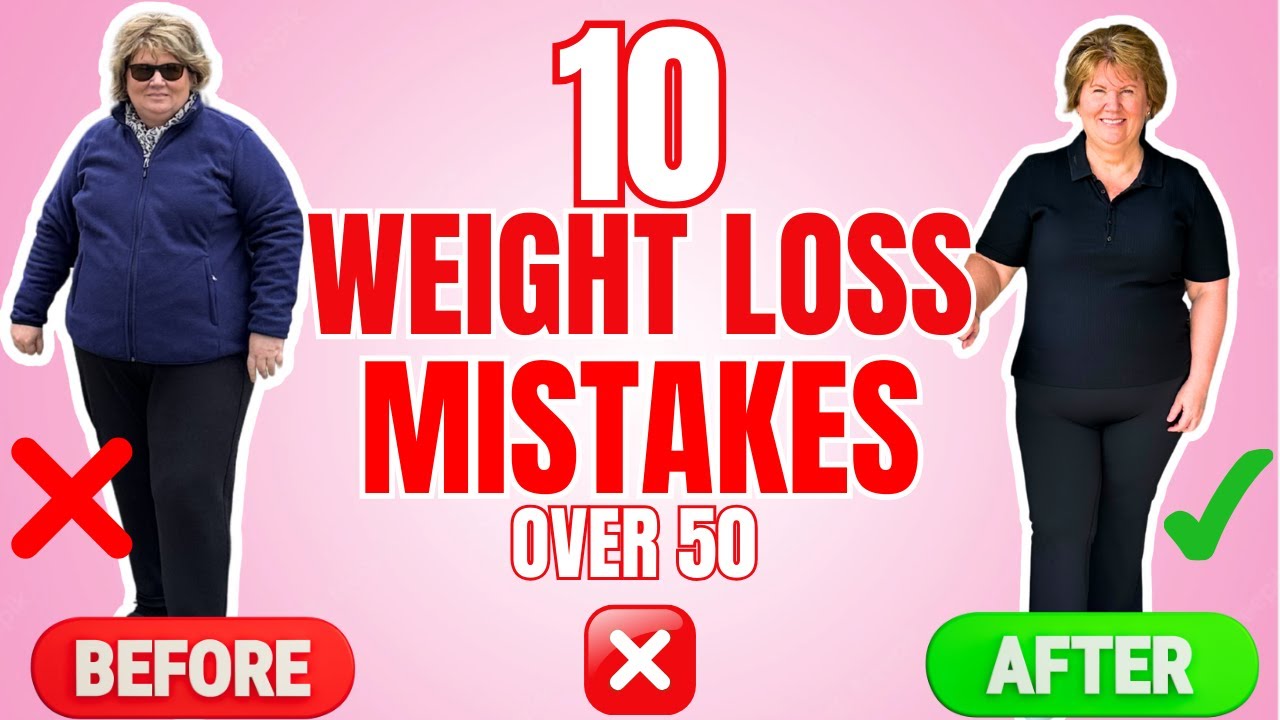 The 10 Weight Loss Mistakes Women Over 50 Always Make! ❌