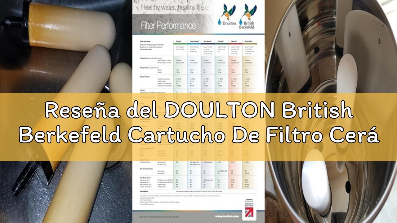 Reseña del DOULTON British Berkefeld Cartucho De Filtro Cerámico Por Gravedad 7
