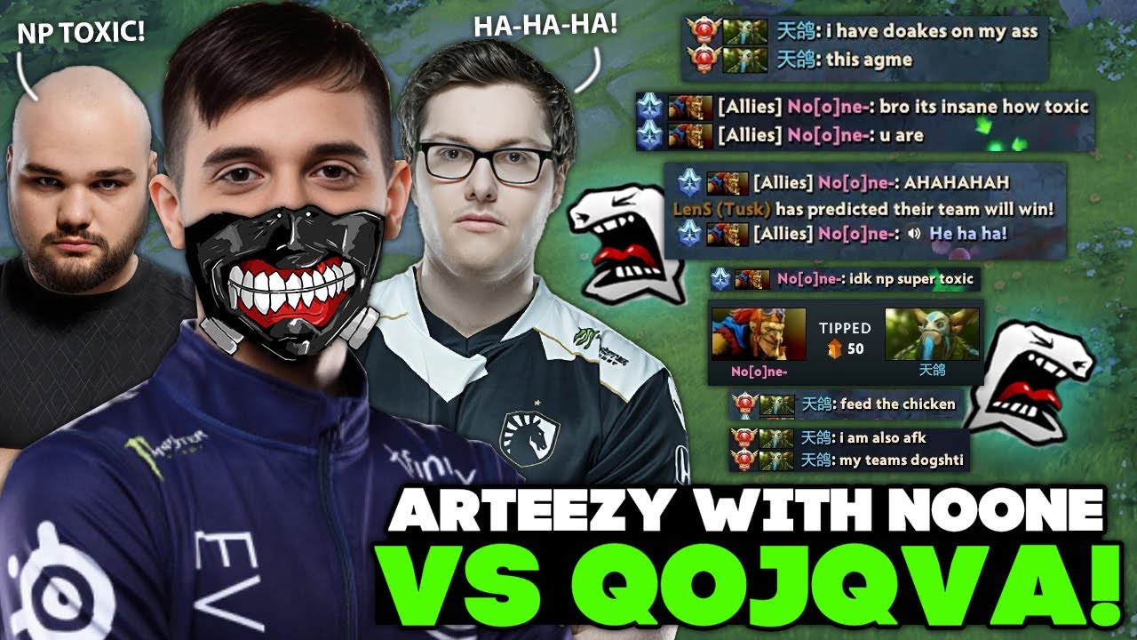 ARTEEZY СХОДИТ С УМА! ТРЭШИТ ВЕСЬ ЧАТ! / RTZ с NOONE против QOJQVA!