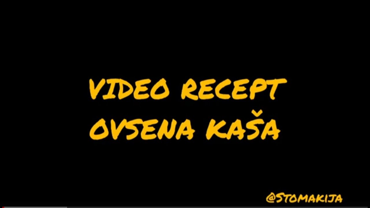 OVSENA KAŠA KOJA TOPI KILOGRAME (najbrži i najlakši recept)