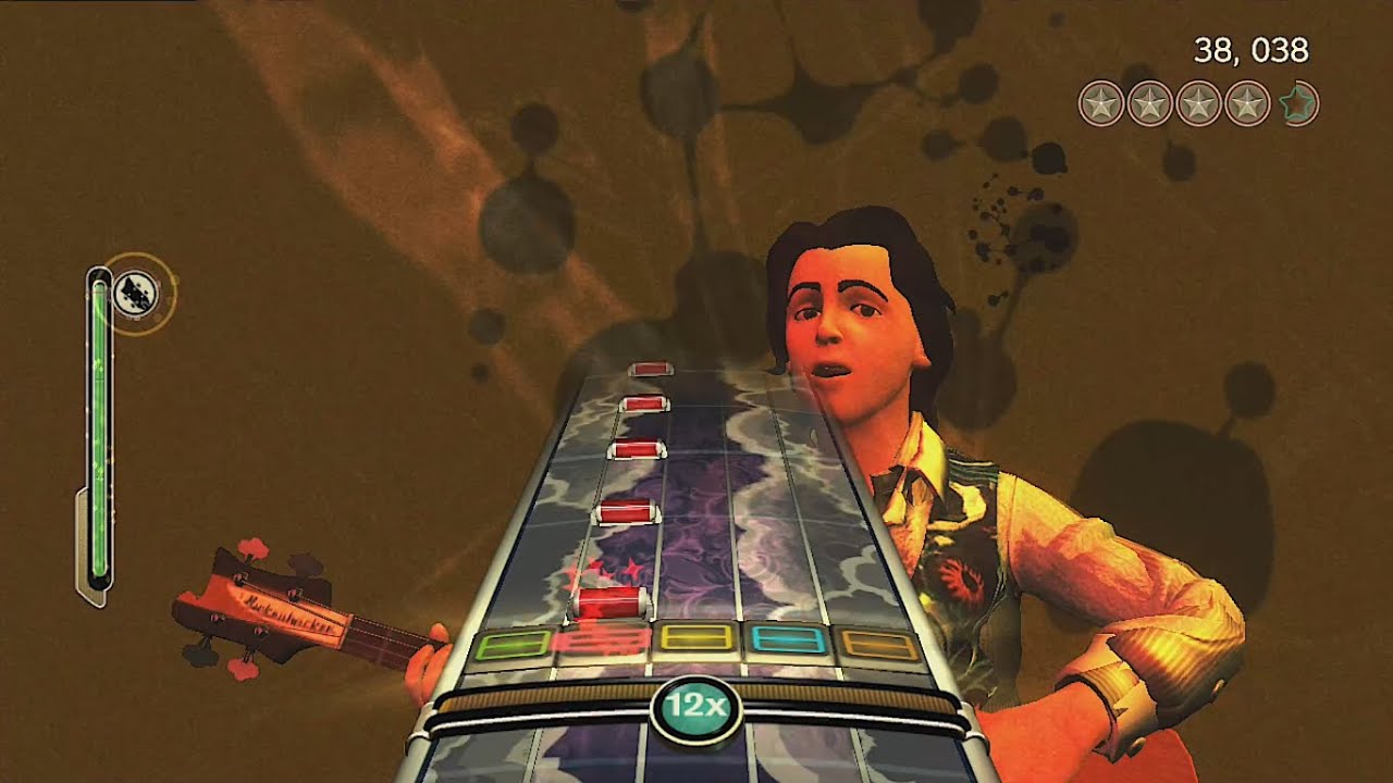 Jet - Paul McCartney and Wings Bass FC (The Beatles Rock Band Custom) PS3