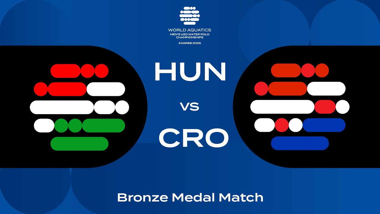 HUN vs CRO | Epic Bronze Medal Clash | World Aquatics U20 Water Polo 2025