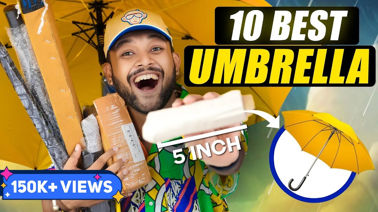 10 Best Umbrella/Chhata Under 500/1000 in India 🔥 Amazon haul Review 2024 | ONE CHANCE