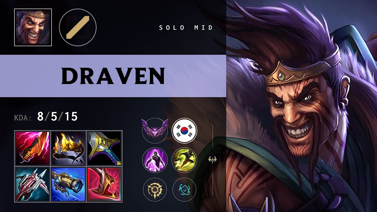 Draven Mid vs Neeko - KR Master Patch 26.11
