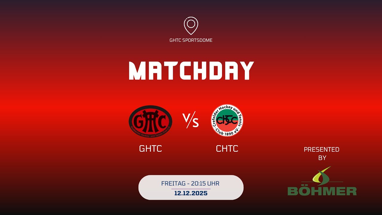 1. Hockey-Hallenbundesliga (Herren)  GHTC - CHTC