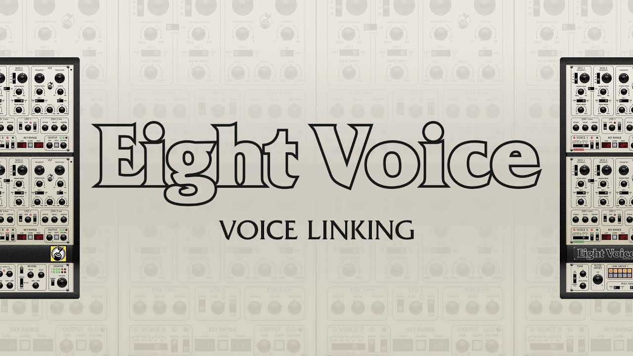 Voice Linking For Fast Patch Design | Cherry Audio Eight Voice