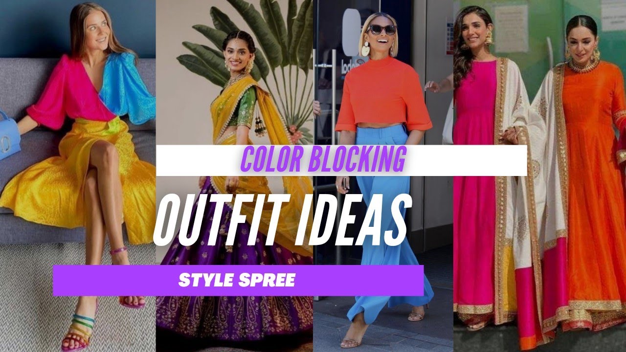 how to style color blocking outfits | how to color block your outfit | color block | western| ethnic