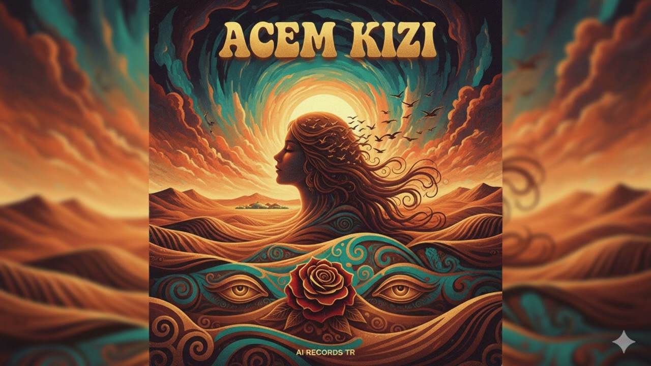 Acem Kızı – AI Cover | Anatolian Psychedelic Rock  🎸 | AI RECORDS TR