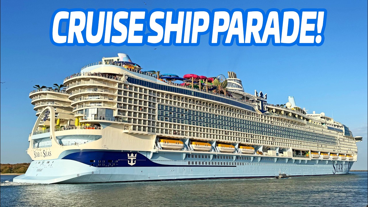 Epic 5 Ship Sail Away at Port Canaveral! | Star of the Seas, Carnival Venezia & More!