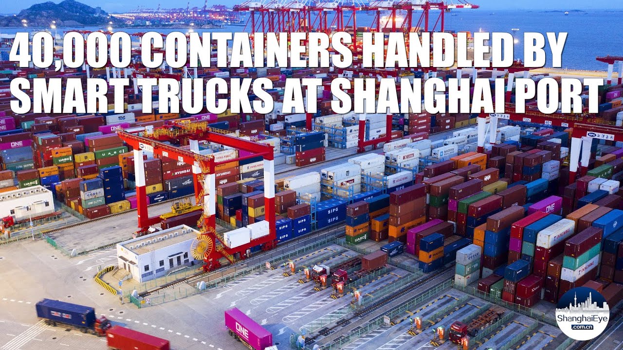 BRAVO! 40,000 TEUs handled by 5G unmanned trucks in 2021 at Shanghai Yangshan Port