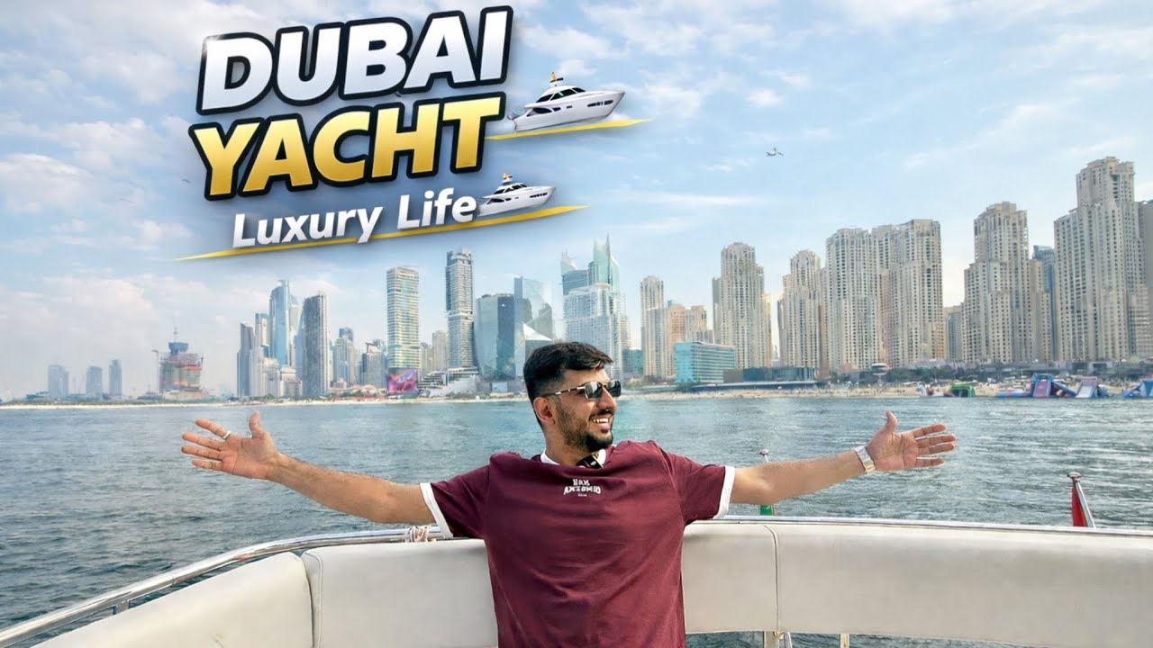 Dubai Yacht Experience 🌊 | Marina View