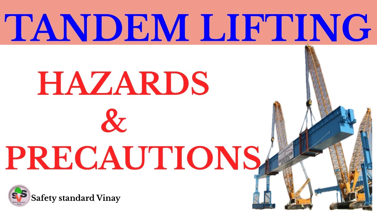 Tandem Lifting Safety || Tandem Lifting Hazards & Precautions. ​⁠@safetystandardvinay