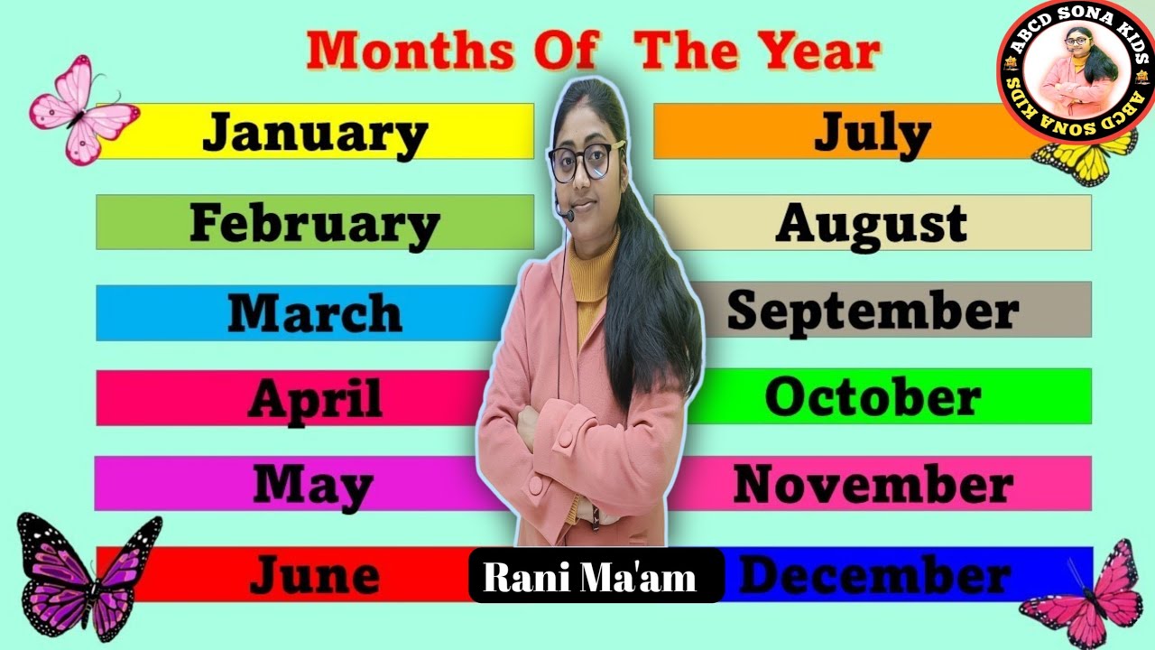 January February Months Name | January February Months Name Spelling English to Hindi |12 month name