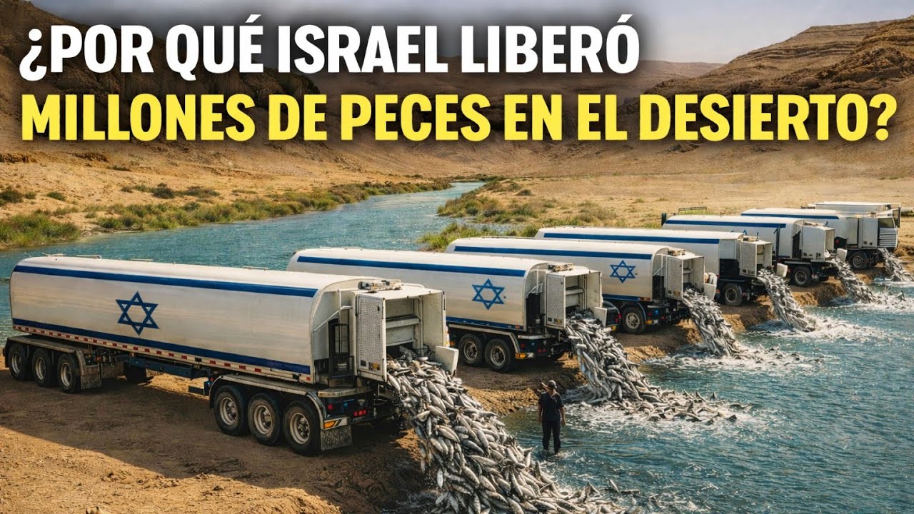 La impactante razón por la que Israel liberó peces en el desierto del Néguev