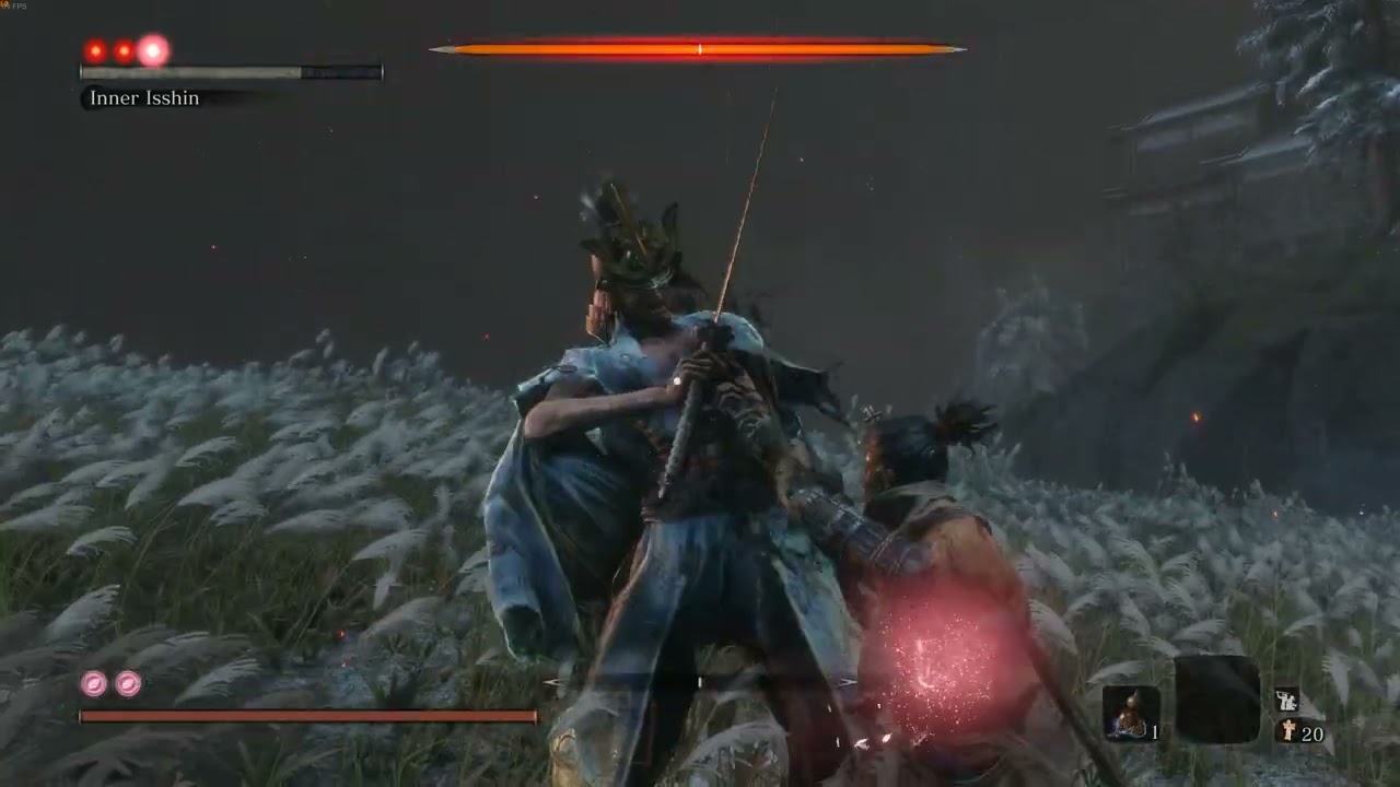 Facing Inner Isshin for the first time | Sekiro