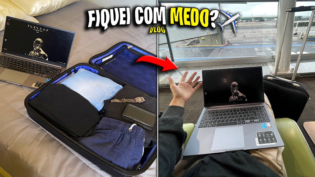 A Rotina REAL de um Gamer indo Viajar ✈️