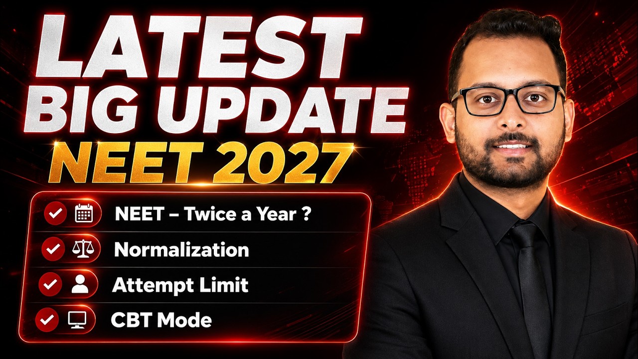 🔥 Twice a Year? NEET 2027 BIG UPDATE | Normalization | CBT | Latest Reforms Explained
