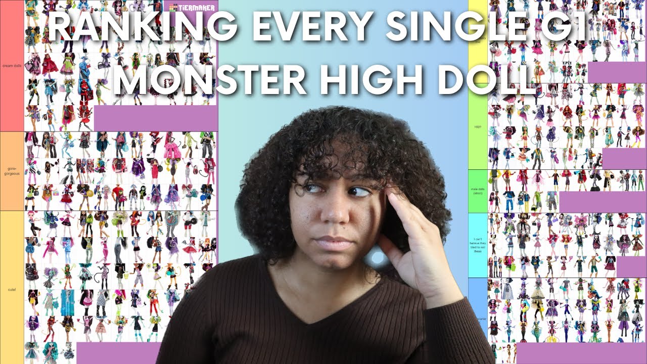 RANKING EVERY SINGLE G1 MONSTER HIGH DOLL!