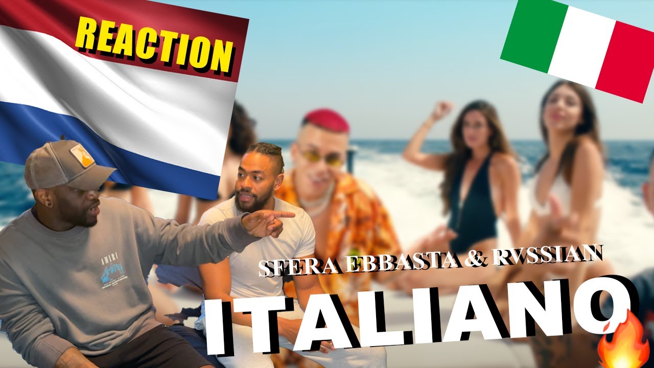 Sfera Ebbasta, Rvssian - Italiano Anthem 🇳🇱Dutch Reaction (ENG/DUTCH SPOKEN)
