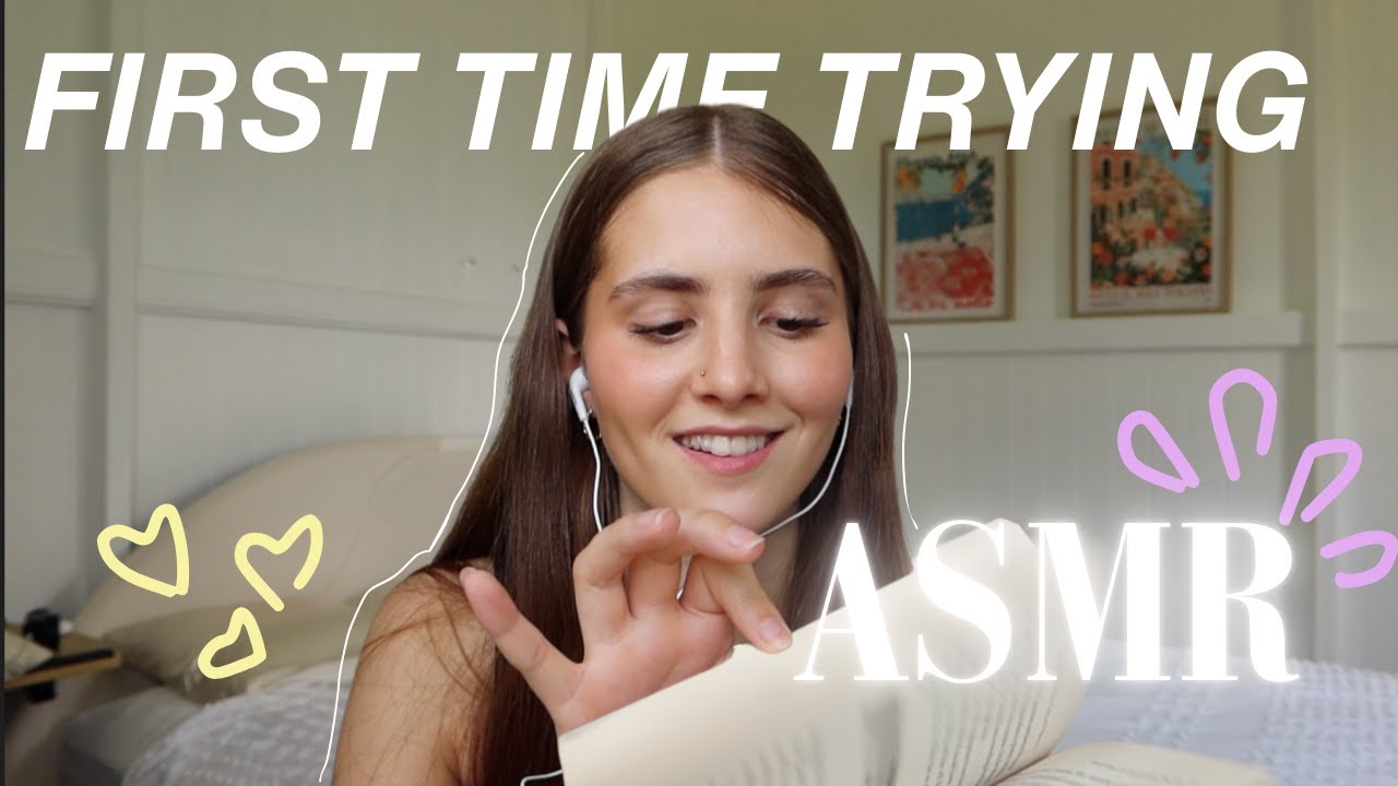 TRYING ASMR FOR THE FIRST TIME || + My future talk!!