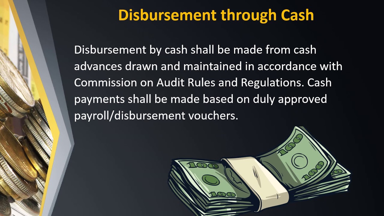 Chapter 5   Disbursements