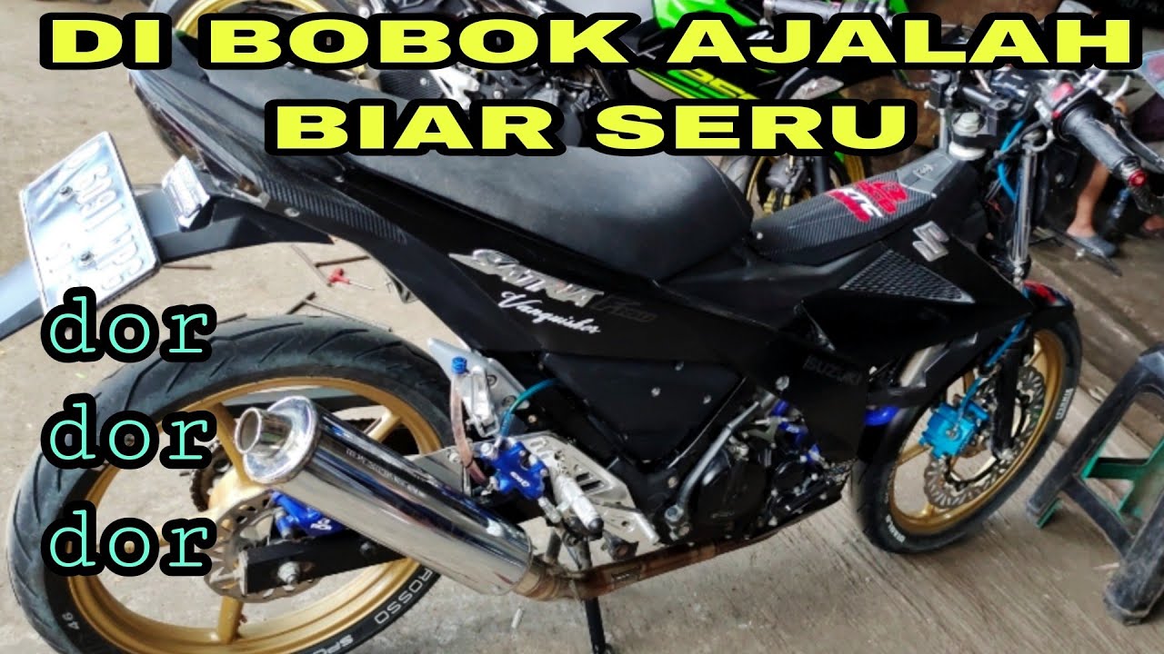 DOR DOR DOR SUARA KNALPOT SATRIA FU FI DI BOBOK OLEH BENGKEL SKR RACING EXHAUST CILEDUG TANGGERANG
