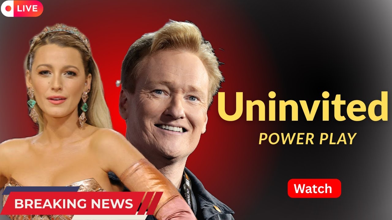 Everyone Laughed… Until Conan Exposed Blake Lively’s Oscars Power Move