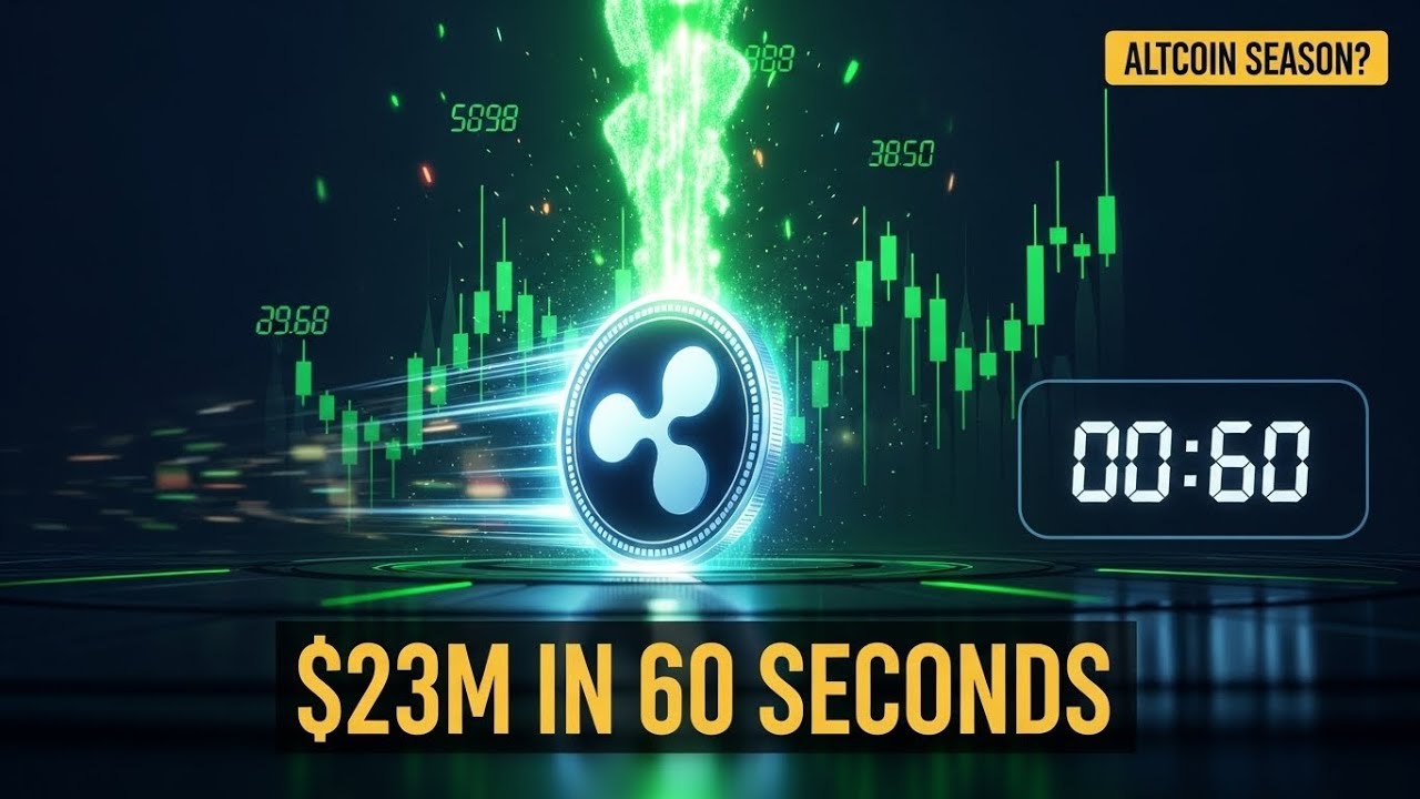 "$23 Million XRP Transaction in 60 Seconds + $8 Price Target (Standard Chartered Prediction)"