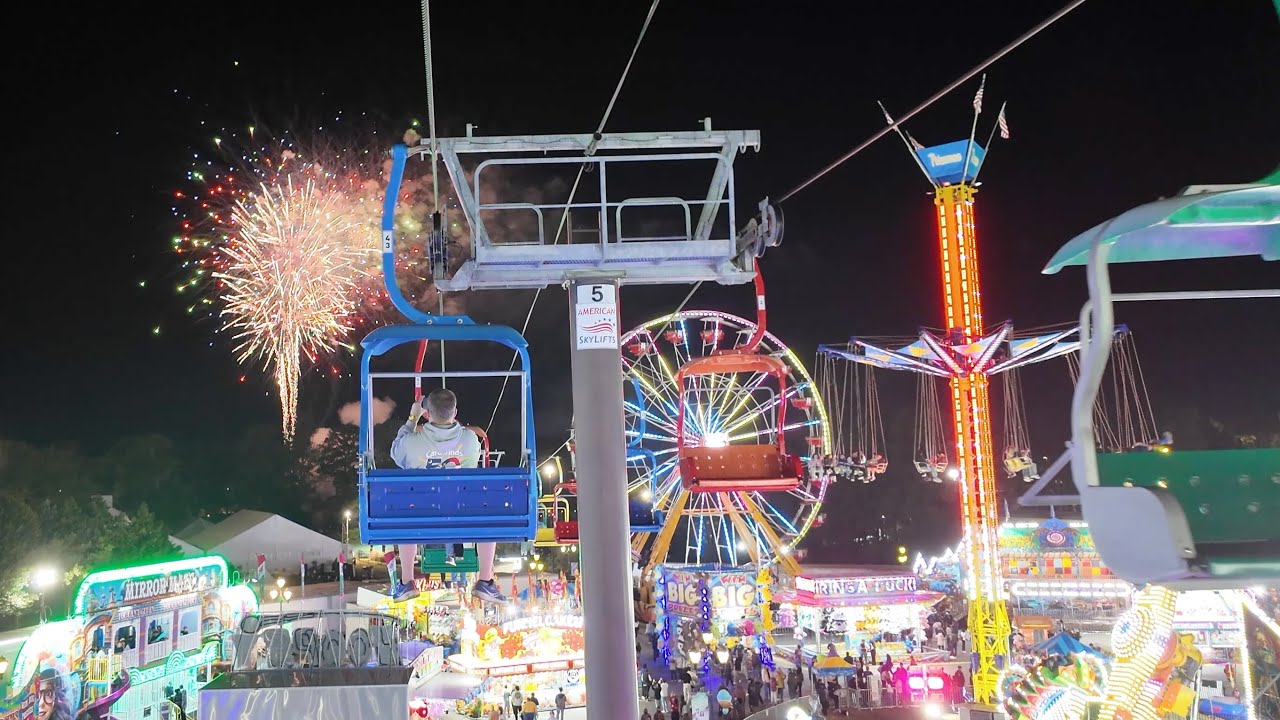 State Fair Flyer with Fireworks • 2025 North Carolina State Fair