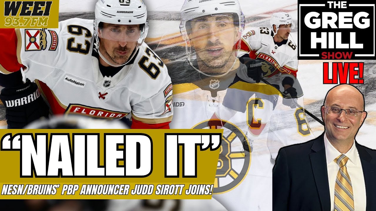 #63 Hanging from Rafters? Emotional in Boston! Bruins PBP Judd Sirott Joins! ||The Greg Hill Show