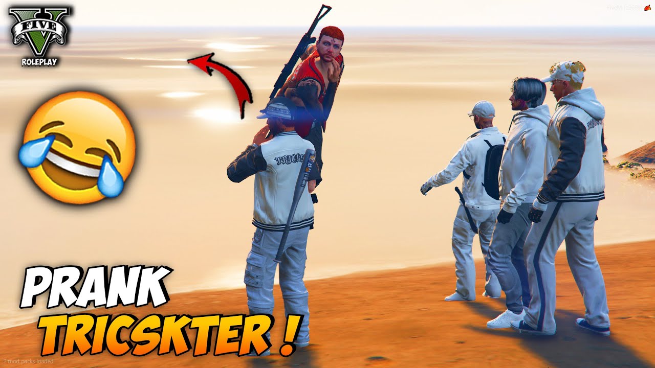 PRANK TRICKSTER BALAS DENDAM DIBUANG KE LAUT ! (FUNNY MOMENTS) - GTA V ROLEPLAY INDONESIA