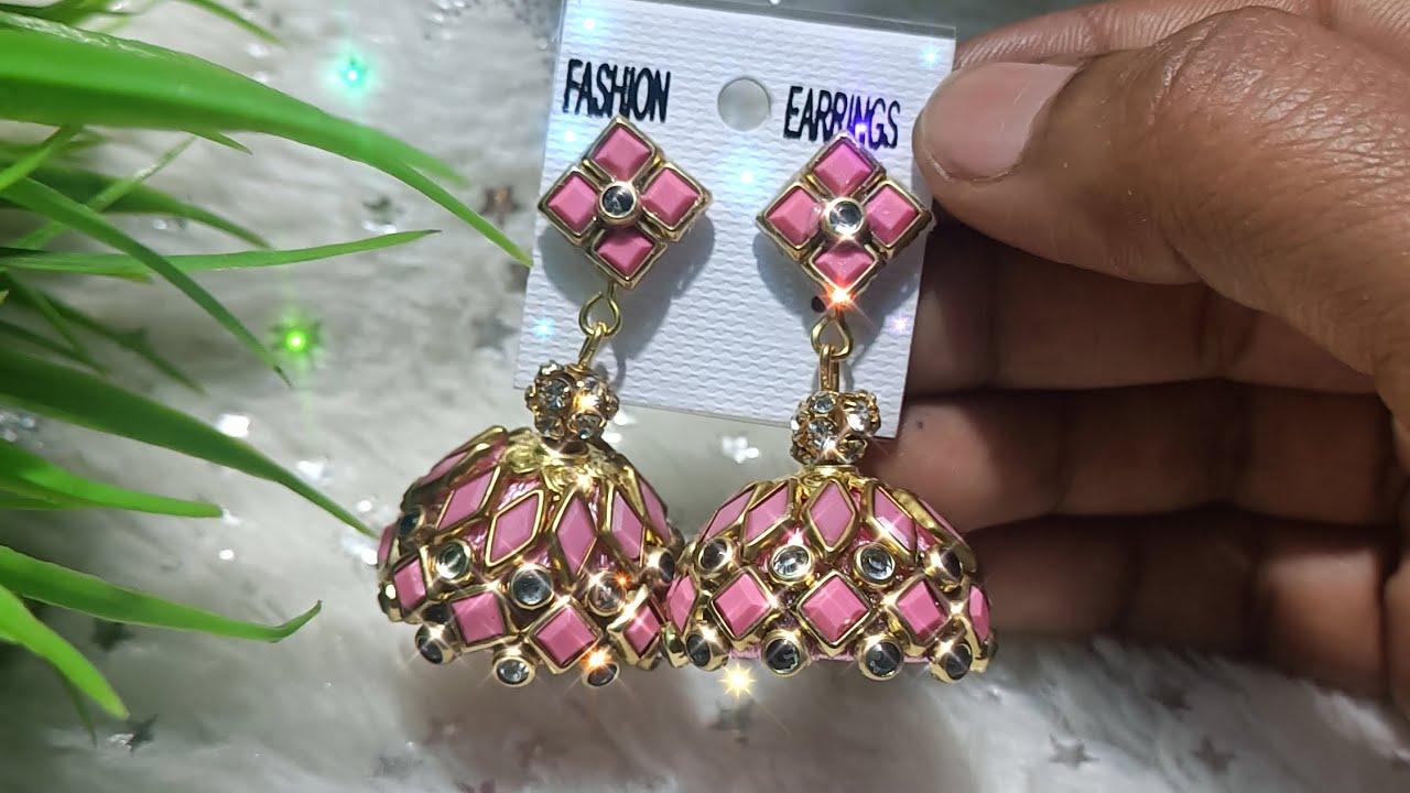 silk thread earrings new design 2023|How to make earrings at home#earringsmakingathome #trending