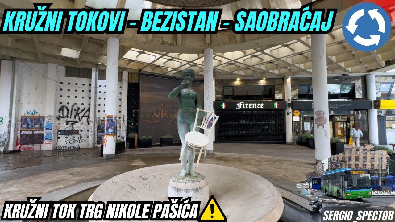 Beograd Kružni tok Trg Nikole Pašića, Bezistan, Terazije Kružni tok, podzemni prolazi #beograd