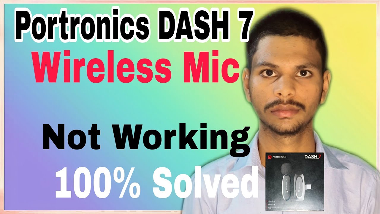 Portronics DASH 7 Wireless Mic  को अपने Phone में कोनेकट कैसे करें।DASH 7 Wireless Mic Not working..
