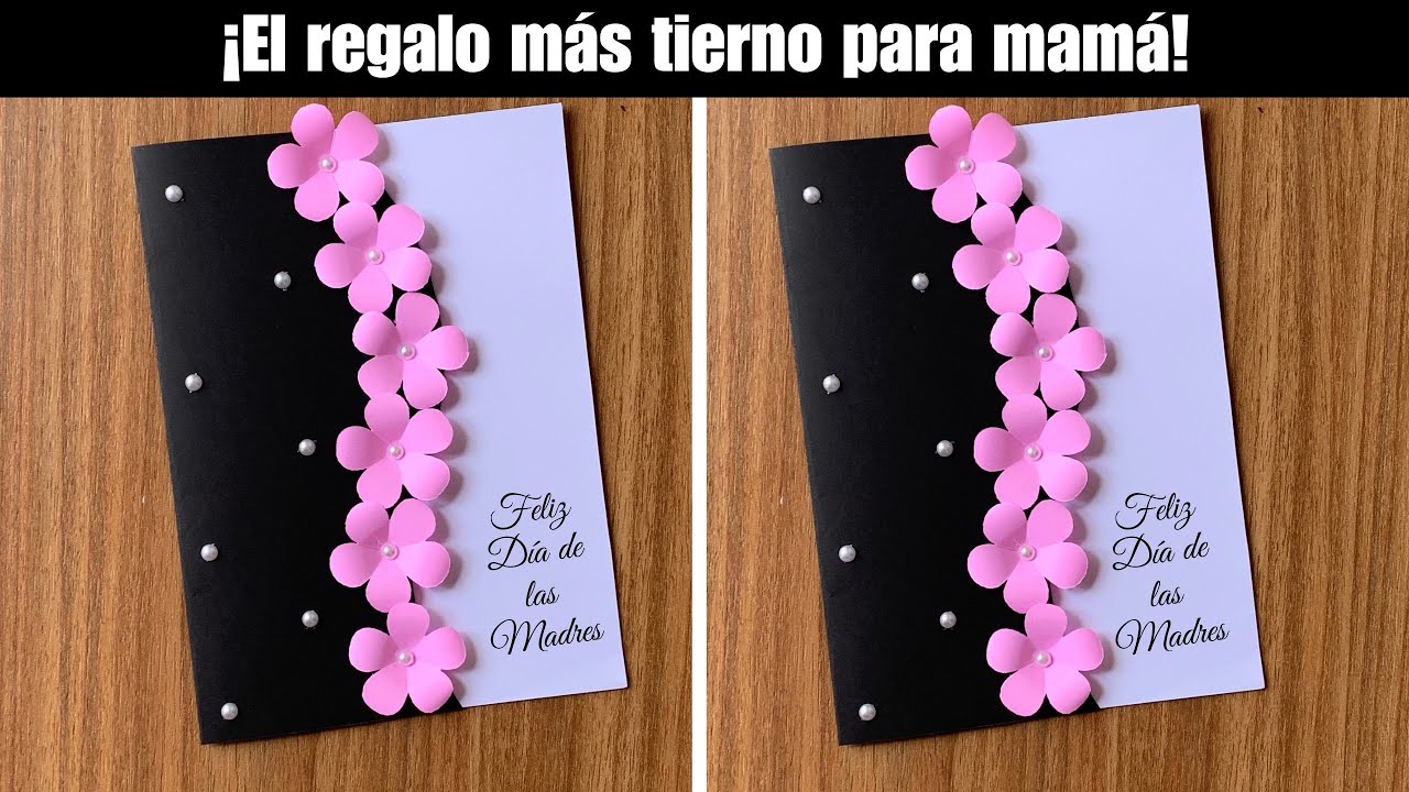 Cómo hacer una tarjeta fácil para el Día de las Madres | Manualidad bonita para mamá #diy