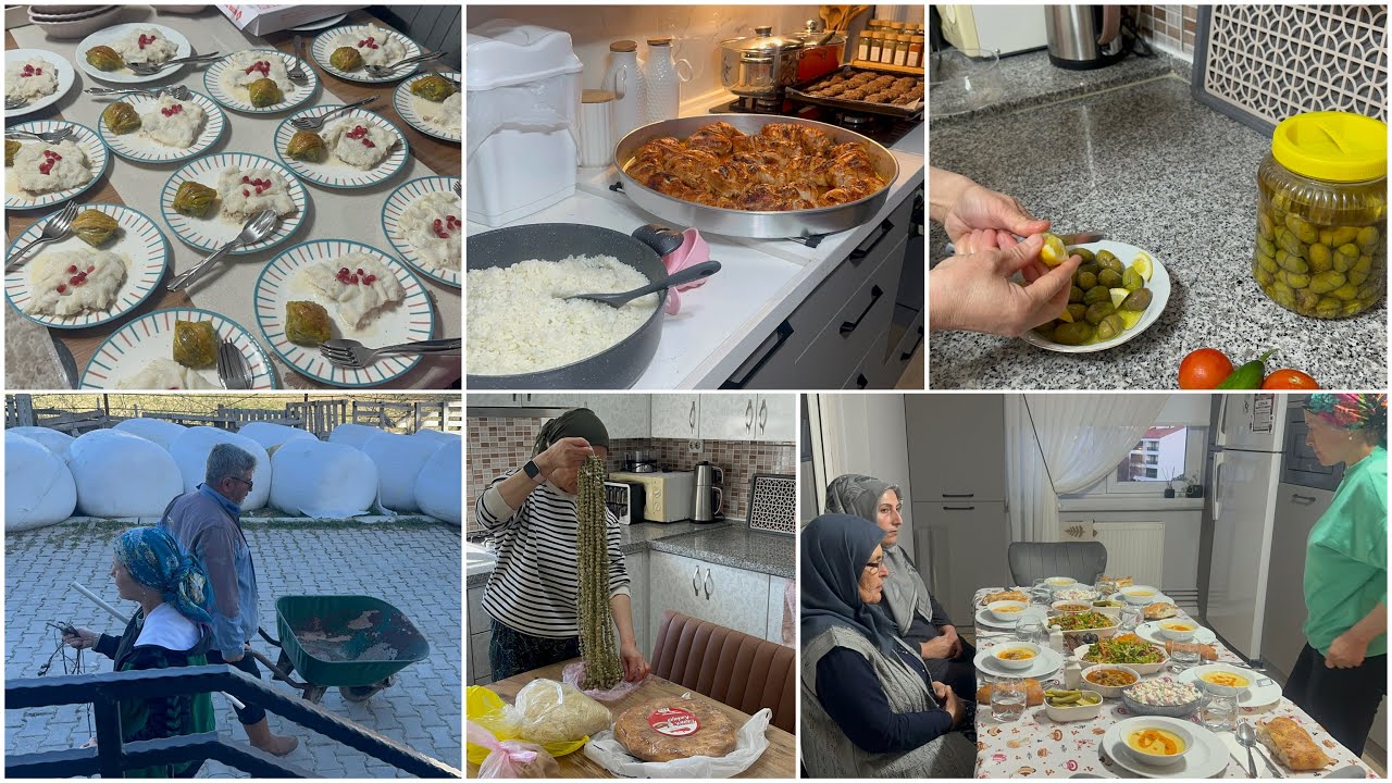 GÖRÜMCEMDE İFTAR DAVETİNDEYİZ🥰 NELER HAZIRLAMIŞ✅ SUSUZ YEŞİL ZEYTİN AÇTIM❗️