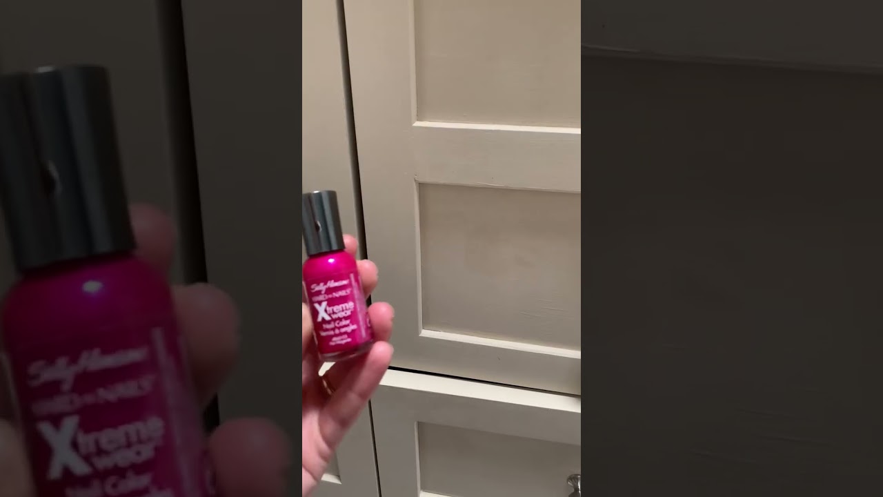 Sally Hansen Hard as Nails Xtreme Wear Review | Twisted Pink Nail Polish
