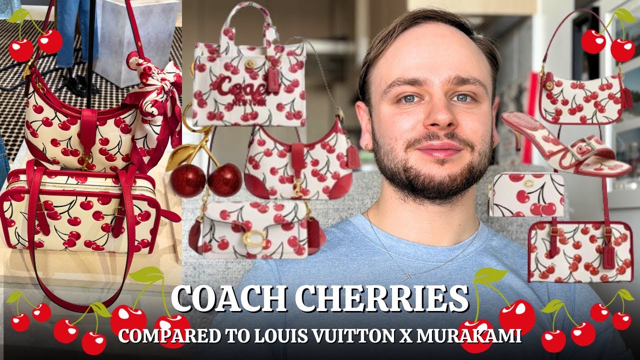 COACH Cherry Print 🍒 Louis Vuitton Murakami Cherry Alternative🍒