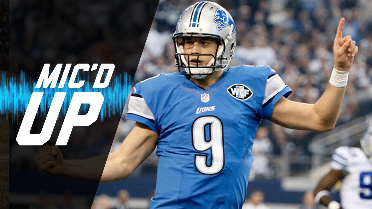 Matthew Stafford's Fake Spike Mic'd Up vs. Cowboys (2013) | 