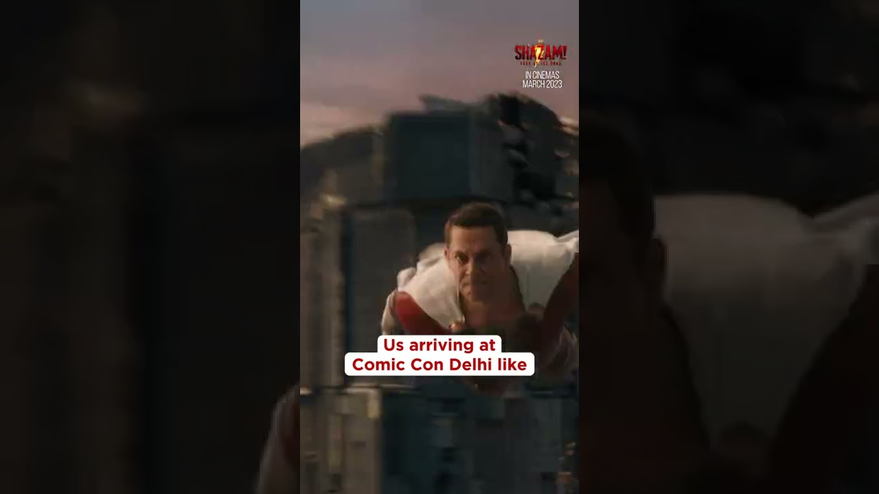 Us arriving at Comic Con Delhi | 