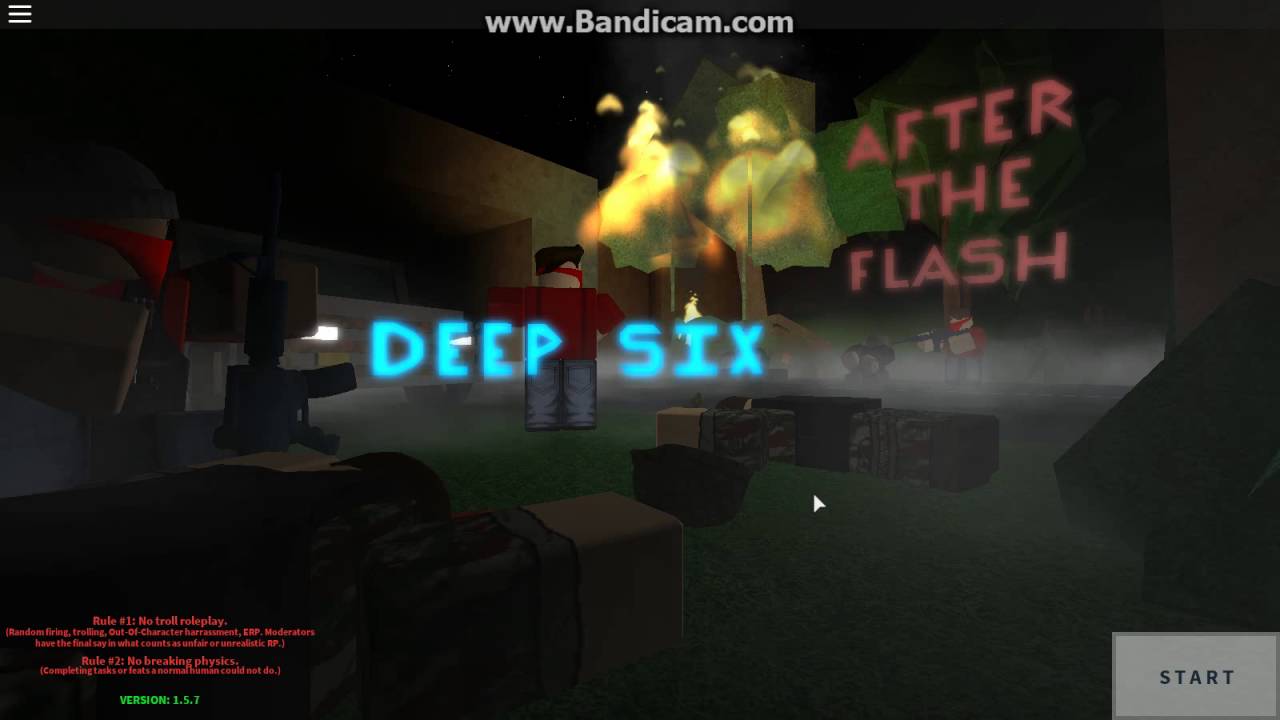 After The Flash Deep Six Title Screen