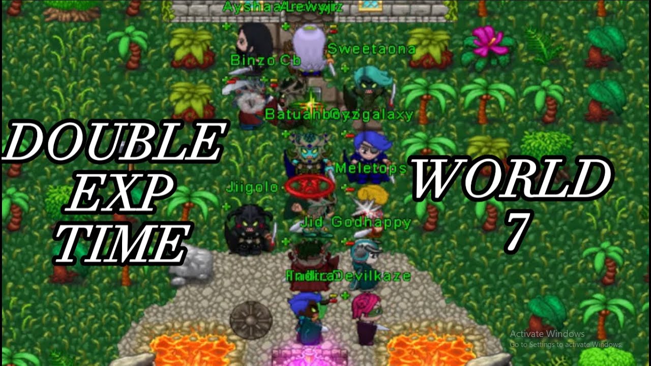 DOUBLE EXP TIME. KILLING DISTURBING PLAYER. TIBIAME PVP WORLD 7.