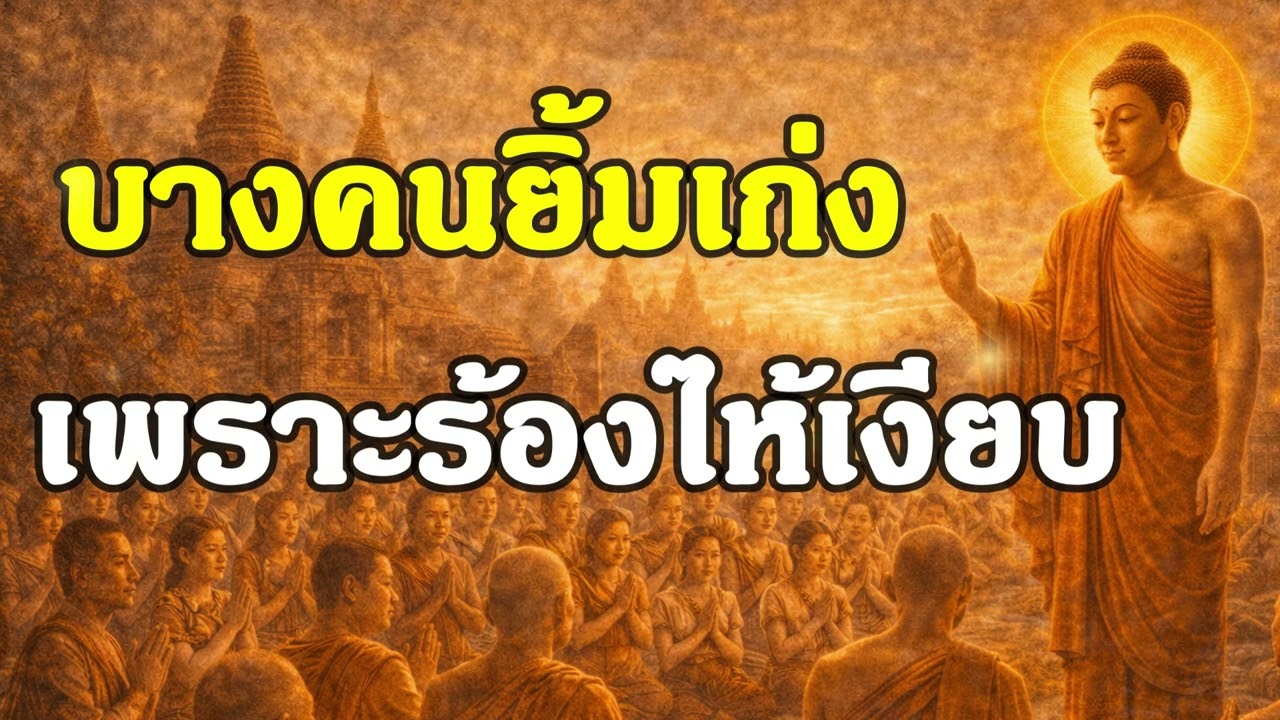 บางคนยิ้มเก่ง เพราะร้องไห้เงียบ | ฟังธรรมพุทธ | Ep.37