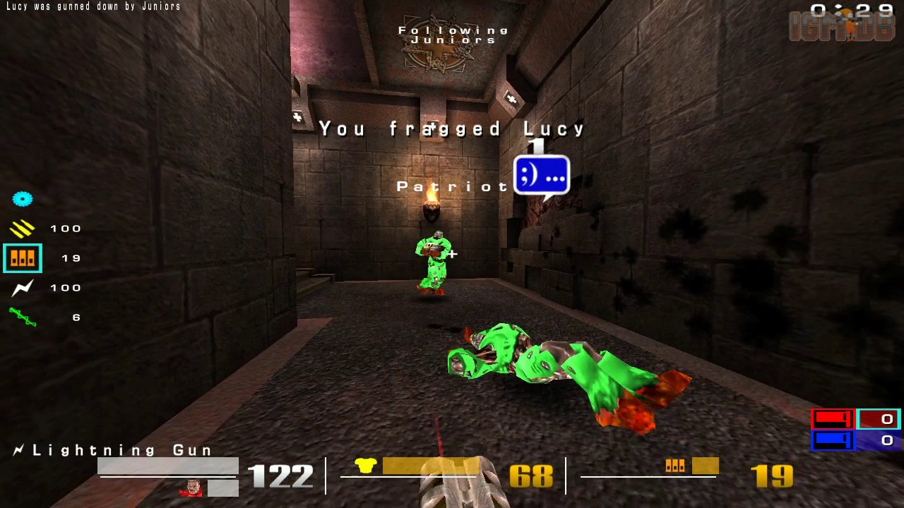 Quake 3 OSP: Playing bots demo server