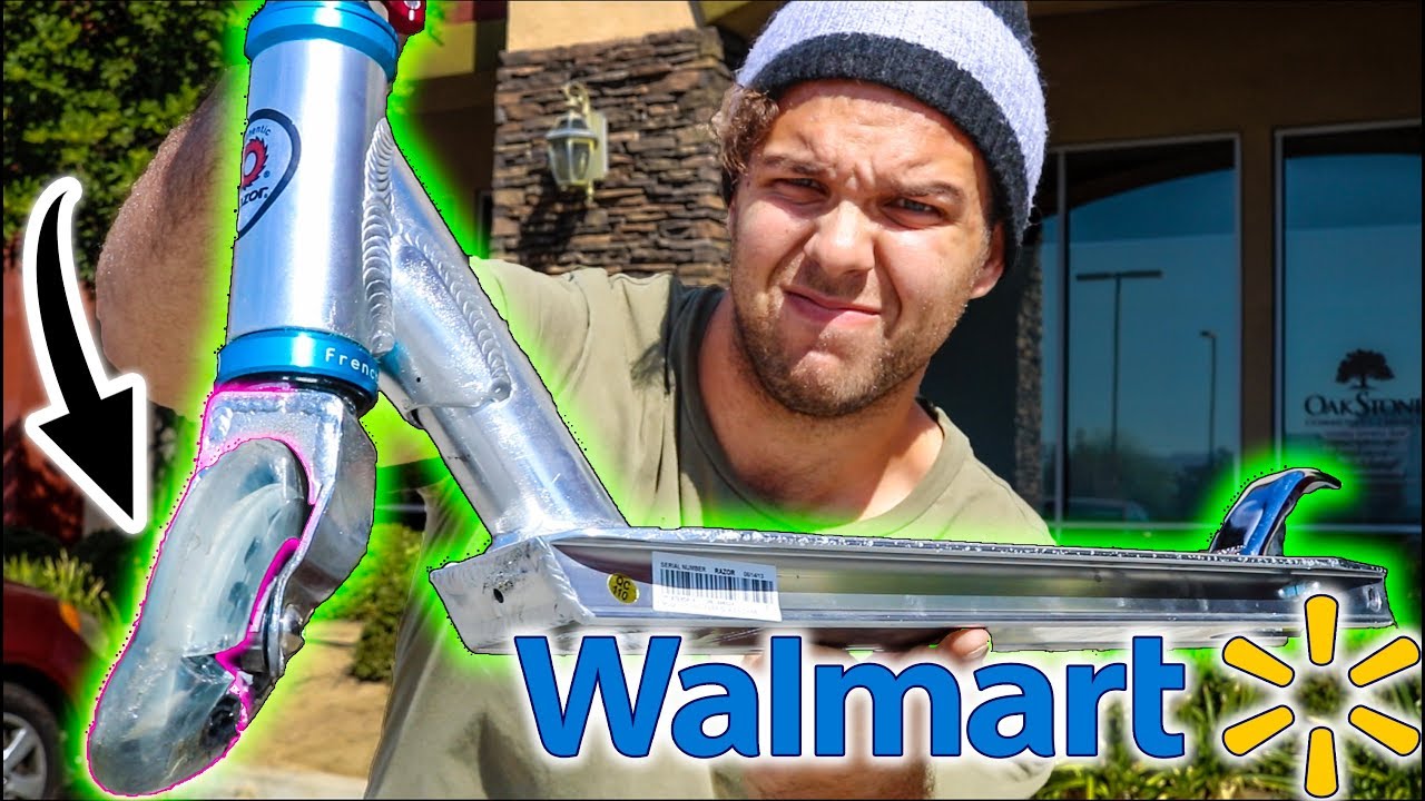WALMART BEGINNER SCOOTER vs Scooter Tricks
