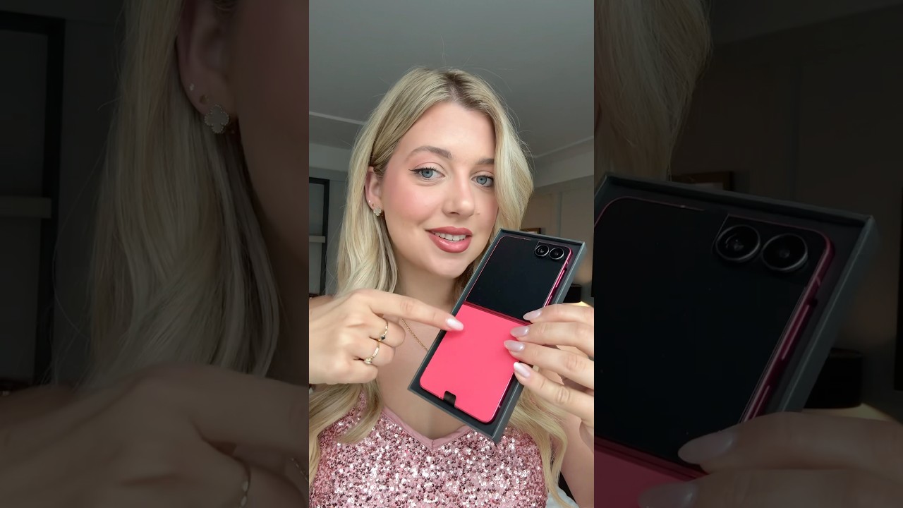 Pink Z flip 7 💕 ASMR Unboxing