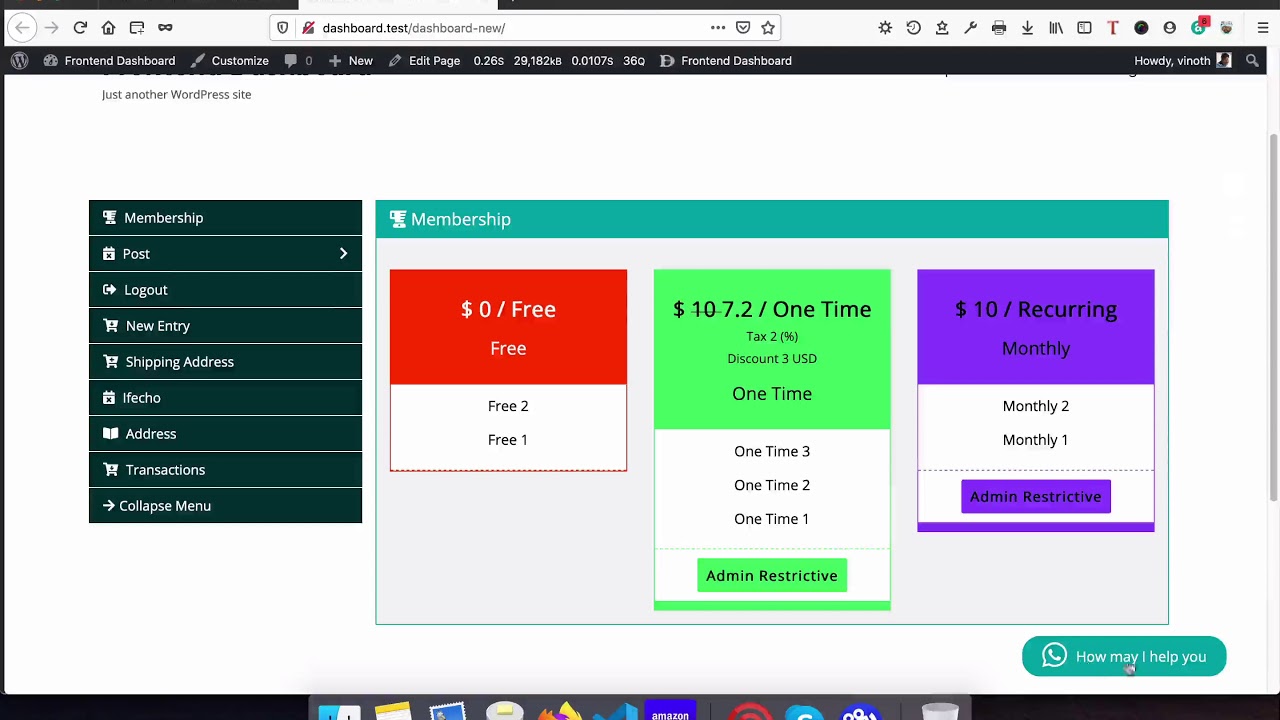 Frontend Dashboard Social Chat
