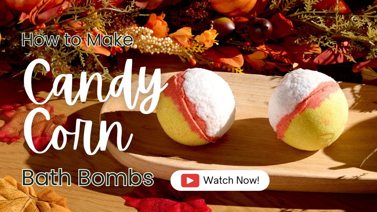 How to Make Candy Corn Bath Bombs