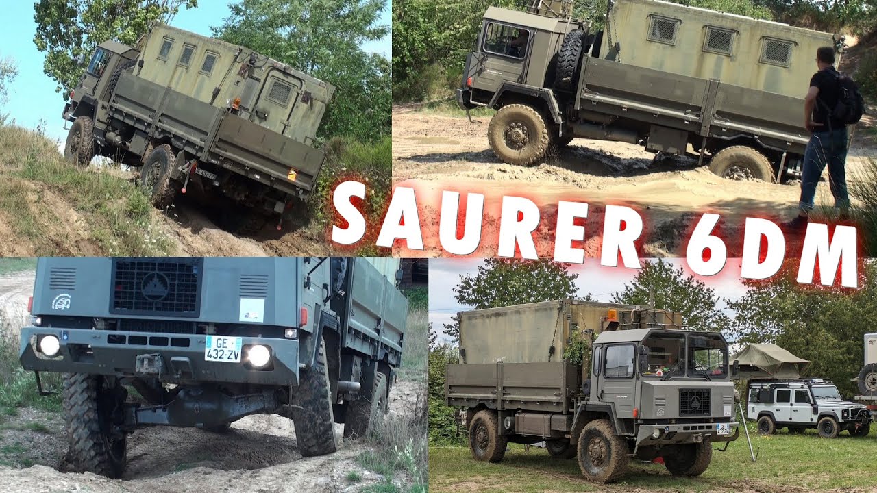 Impressive SAURER 6DM Off Road Truck Action @ Club 4x4 Vallée de la Zorn - Elsass
